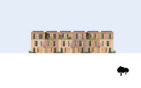 Ontwerp moderen baksteen Parkwoingen Laviniastraat Almere - Eshuis Architect