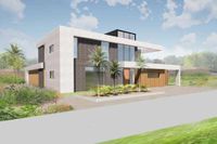 ontwerp moderne villa binnenzwembad Almere Nobelhorst - Eshuis Architect