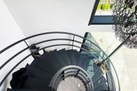 stalen trap villa Hazerswoude Eshuis Architect