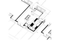 axonometrie moderne uitbouw woning Lelystad - Eshuis Architect